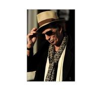 Exclusive Art Popular Singer The Rolling Stones Rock Legend Keith Richards Portrait Poster 1 Canvas Poster Wall Art Decor Print Picture Paintings for Living Room Bedroom Decoration 16x24inch(40x60cm)