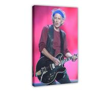Exclusive Art Popular Singer The Rolling Stones Rock Legend Keith Richards Portrait Poster 2 Canvas Poster Wall Art Decor Print Picture Paintings for Living Room Bedroom Decoration 16x24inch(40x60cm)