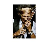 Exclusive Art Popular Singer The Rolling Stones Rock Legend Keith Richards Portrait Poster 3 Canvas Poster Wall Art Decor Print Picture Paintings for Living Room Bedroom Decoration 16x24inch(40x60cm)