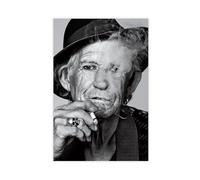 Exclusive Art Popular Singer The Rolling Stones Rock Legend Keith Richards Portrait Poster 6 Canvas Poster Wall Art Decor Print Picture Paintings for Living Room Bedroom Decoration 20x30inch(50x75cm)