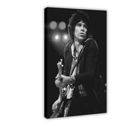Exclusive Art Popular Singer The Rolling Stones Rock Legend Keith Richards Portrait Poster 8 Canvas Poster Wall Art Decor Print Picture Paintings for Living Room Bedroom Decoration 08x12inch(20x30cm)
