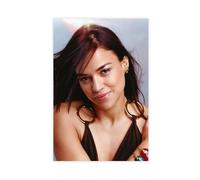 Exclusive Art Renowned Actress Michelle Rodriguez Portrait Poster 6 Canvas Poster Wall Art Decor Print Picture Paintings for Living Room Bedroom Decoration 20x30inch(50x75cm)