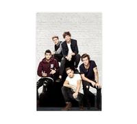 Exclusive Art Renowned Band One Posters Direction Portrait Poster 4 Canvas Poster Wall Art Decor Print Picture Paintings for Living Room Bedroom Decoration 20x30inch(50x75cm)