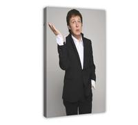 Exclusive Art Renowned Singer Paul Posters McCartney Portrait Poster 3 Canvas Poster Wall Art Decor Print Picture Paintings for Living Room Bedroom Decoration 08x12inch(20x30cm)