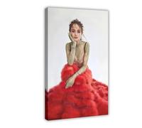 Exclusive Art Sexy Actress Posters Joey King Portrait Poster 4 Canvas Poster Bedroom Decor Landscape Office Room Decor Gift 08x12inch(20x30cm)