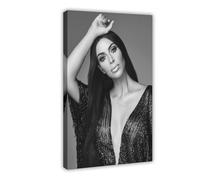 Exclusive Art Talented Actress Kim Posters Kardashian Portrait Poster 3 Canvas Poster Bedroom Decor Landscape Office Room Decor Gift 20x30inch(50x75cm)