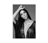 Exclusive Art Talented Actress Kim Posters Kardashian Portrait Poster 3 Canvas Poster Wall Art Decor Print Picture Paintings for Living Room Bedroom Decoration 08x12inch(20x30cm)