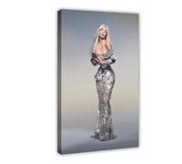 Exclusive Art Talented Actress Kim Posters Kardashian Portrait Poster 6 Canvas Poster Bedroom Decor Landscape Office Room Decor Gift 08x12inch(20x30cm)