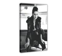 Exclusive Art Talented Actress Kristen Stewart Portrait Poster 1 Canvas Poster Bedroom Decor Landscape Office Room Decor Gift 12x18inch(30x45cm)