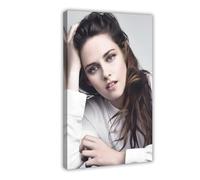 Exclusive Art Talented Actress Kristen Stewart Portrait Poster 2 Canvas Poster Bedroom Decor Landscape Office Room Decor Gift 24x36inch(60x90cm)