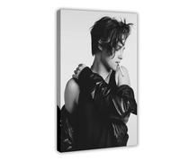 Exclusive Art Talented Actress Kristen Stewart Portrait Poster 6 Canvas Poster Bedroom Decor Landscape Office Room Decor Gift 12x18inch(30x45cm)