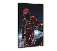 Exclusive Art Talented MotoGP Rider Francesco Bagnaia Pecco Cool Portrait Poster Motorcycle Racing Fans Biker Gift 2 Canvas Poster Wall Art Decor Print Picture Paintings for Living Room Bedroom Decora