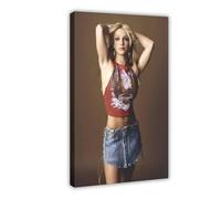 Exclusive Art Talented Singer Posters Princess Of Pop Britney Jean Spears Portrait Poster 2 Canvas Poster Wall Art Decor Print Picture Paintings for Living Room Bedroom Decoration 20x30inch(50x75cm)