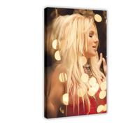 Exclusive Art Talented Singer Posters Princess Of Pop Britney Jean Spears Portrait Poster 6 Canvas Poster Bedroom Decor Landscape Office Room Decor Gift 20x30inch(50x75cm)