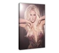 Exclusive Art Talented Singer Posters Princess Of Pop Britney Jean Spears Portrait Poster 7 Canvas Poster Wall Art Decor Print Picture Paintings for Living Room Bedroom Decoration 12x18inch(30x45cm)