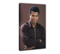 Exclusive Art The Greatest Boxer Muhammad Posters Ali 90S Fashion Vintage Portrait Poster 4 Canvas Poster Bedroom Decor Landscape Office Room Decor Gift 16x24inch(40x60cm)