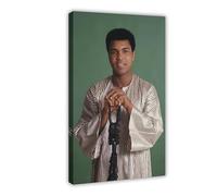 Exclusive Art The Greatest Boxer Muhammad Posters Ali 90S Fashion Vintage Portrait Poster 5 Canvas Poster Bedroom Decor Landscape Office Room Decor Gift 08x12inch(20x30cm)