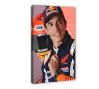 Exclusive Art Top MotoGP Moto GP Rider Marc Márquez Marquez Cool Portrait Poster Motorcycle Racing Artwork Biker Fans Gift Room Decor 2 Canvas Poster Bedroom Decor Landscape Office Room Decor Gift 08x