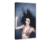 Exclusive Art Versatile Actress Victoria Justice Portrait Poster 1 Canvas Poster Wall Art Decor Print Picture Paintings for Living Room Bedroom Decoration 12x18inch(30x45cm)