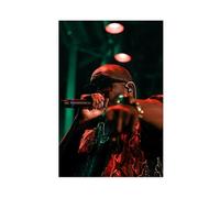 Exclusive Art Versatile Singer Southern Hip Hop Killer Mike Portrait Poster 4 Canvas Poster Wall Art Decor Print Picture Paintings for Living Room Bedroom Decoration 20x30inch(50x75cm)