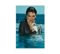 Exclusive Art Victorias Secret Supermodels Kendall Jenner Portrait Poster 2 Canvas Poster Wall Art Decor Print Picture Paintings for Living Room Bedroom Decoration 24x36inch(60x90cm)