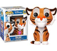 Exclusive Disney Aladdin Funko Pop! Vinyl - Rajah (Flocked) + Pop Protector