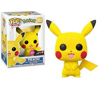 Exclusive Flocked Pikachu Pokemon Pop Games Number 353