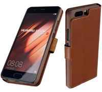 Exclusive Folding Bag + Glass Phone Case Cover Cognac for Huawei P10 Plus