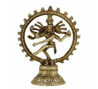 Exclusive Global 4" Beautiful Brass Dancing Lord Shiva Natraj God Natraja Statue Collectible Gift