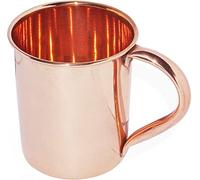 Exclusive Global Pure Copper Drinkware Mugs Moscow Mule 100% Solid Copper Cocktail Mug/Cup