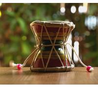 Exclusive Global RELIGIOUS WOODEN DAMRU LORD SHIVA DRUM 3" NATRAJA TANDAVA HINDU GOD DAMR00 SHIV