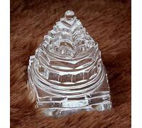 Exclusive Global Shree Yantra Sri Crystal Quartz 19g Energized Religious Vastu Dosha Luck Fortune