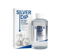 Exclusive Global Silver Dip Cleaner for Jewelry, Pooja & Home Use | Instant Silver Cleaning Solution & Polish | Pitambari-Type Shine Formula (300ml)