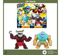 Heroes of Goo Jit Zu Deep Goo Sea Versus Pack. Exclusive Tidal Smash Thrash VS Exclusive Hammerhook. 2 Figure Pack! Super Squishy and Super Stretchy!
