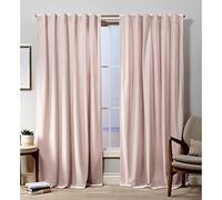 Exclusive Home Curtains Curtain Panel, Polyester, Blush, 52x84
