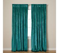Exclusive Home Curtains Curtain Panel, Polyester, Teal, 27x84