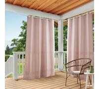 Exclusive Home Curtains Panel Pair, Polyester, Blush, 54x84