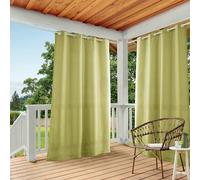 Exclusive Home Curtains Panel Pair, Polyester, Kiwi Green, 54x84