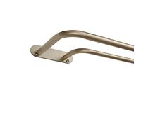 Exclusive Home Curtains Rod and Finial Set, Iron, Gold, 66-120