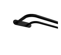 Exclusive Home Curtains Rod and Finial Set, Iron, Matte Black, 36-72