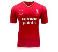 Exclusive Memorabilia Alan Hansen Front Signed Liverpool 1986 Football Shirt