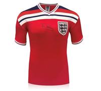 Exclusive Memorabilia Bryan Robson Signed England 1982 Away Football Shirt