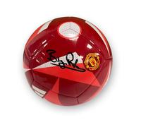 Exclusive Memorabilia Bryan Robson Signed Manchester United Football