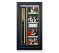 Exclusive Memorabilia Dennis Taylor Signed Snooker Cue. Framed