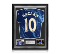 Exclusive Memorabilia Eden Hazard Signed Chelsea 2024-25 Football Shirt. Superior Frame