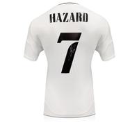 Exclusive Memorabilia Eden Hazard Signed Real Madrid 2024-25 Football Shirt