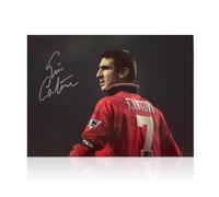 Exclusive Memorabilia Eric Cantona Signed Manchester United Football Photo