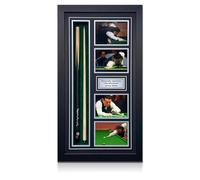 Exclusive Memorabilia Jimmy White Signed Snooker Cue. Framed