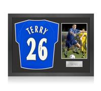 Exclusive Memorabilia John Terry Signed Chelsea 2000 Home Football Shirt. Icon Frame