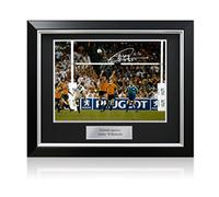 Exclusive Memorabilia Jonny Wilkinson Signed England Rugby Photo: The Drop-Kick. Deluxe Frame